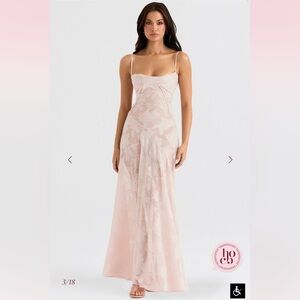 HOUSE OF CB SEREN BLUSH DRESS